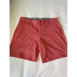 Tommy Bahama Men's Golf Shorts Size 36 Coral Casual Pineapple Print Lining